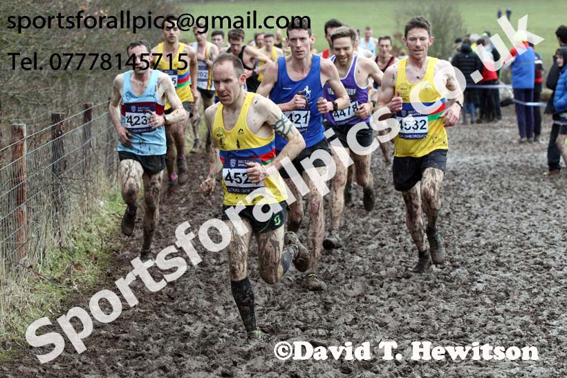 Senior mens 2018 British Inter Counties Cross Country Champs., Prestwold Hall, Loughborough. Photo: David T. Hewitson/Sports for All Pics